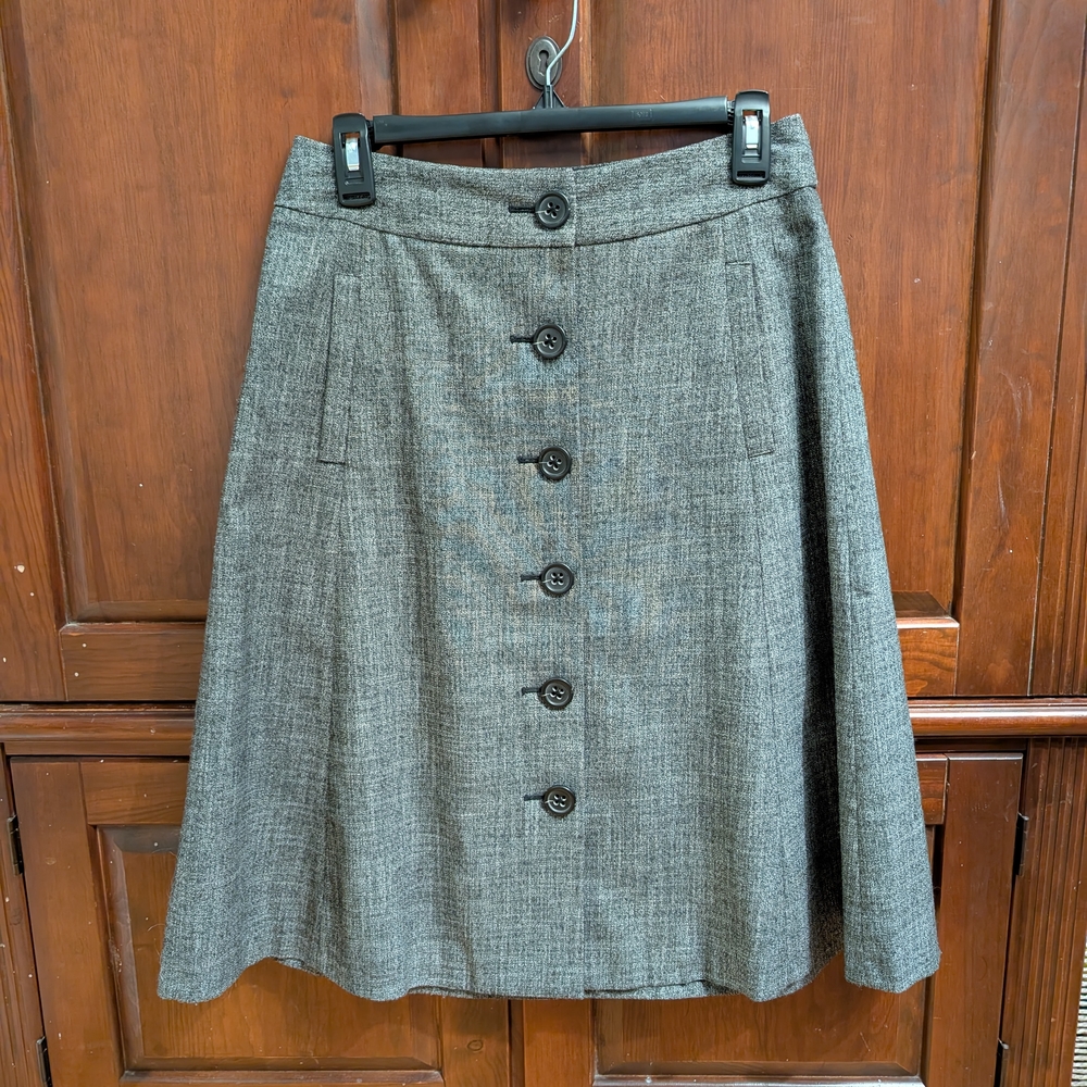 Banana Republic Button-Front Skirt